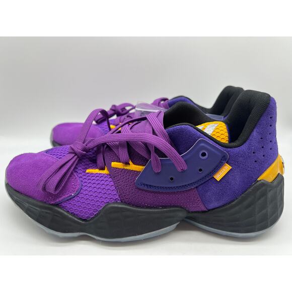 Adidas Harden Vol. 4 Su Casa Mi Casa Los Angeles Lakers Men’s FW7406 Size 7.5 - Picture 2 of 16